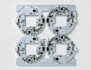 Circular LED Driver Module for Smart Display PCB Assembly